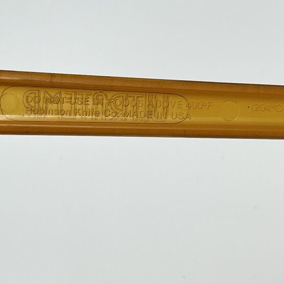 Vintage Amber Ultra Temp Pasta Server 2117 Retro Robinson Spaghetti MADE in USA - Picture 6 of 7
